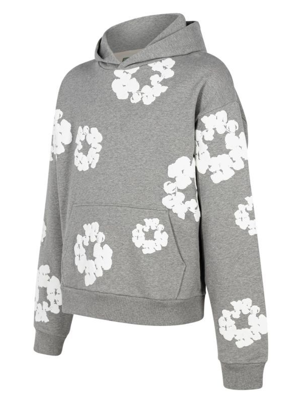Immagine di Denim Tears- The Cotton Wreath Hoodie Grey  2